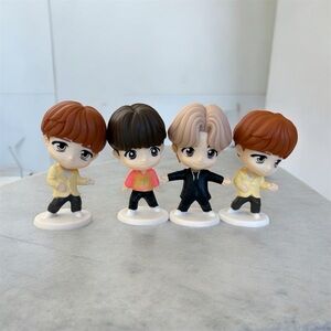 BTS Tiny TAN McDonalds Figurines